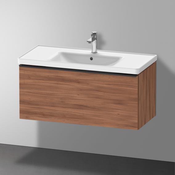 Duravit D-Neo vanity unit with 1 pull-out compartment natural walnut