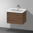 Duravit D-Neo vanity unit with 1 pull-out compartment dark walnut