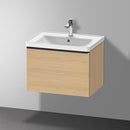 Duravit D-Neo vanity unit with 1 pull-out compartment natural oak