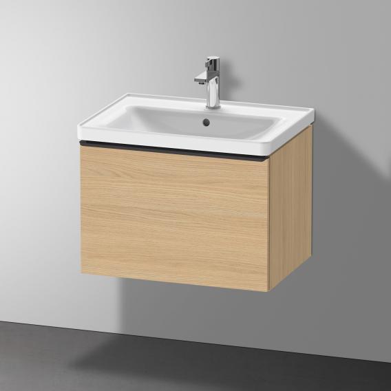 Duravit D-Neo vanity unit with 1 pull-out compartment natural oak