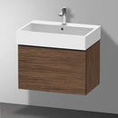 Duravit D-Neo vanity unit with 1 pull-out compartment dark walnut