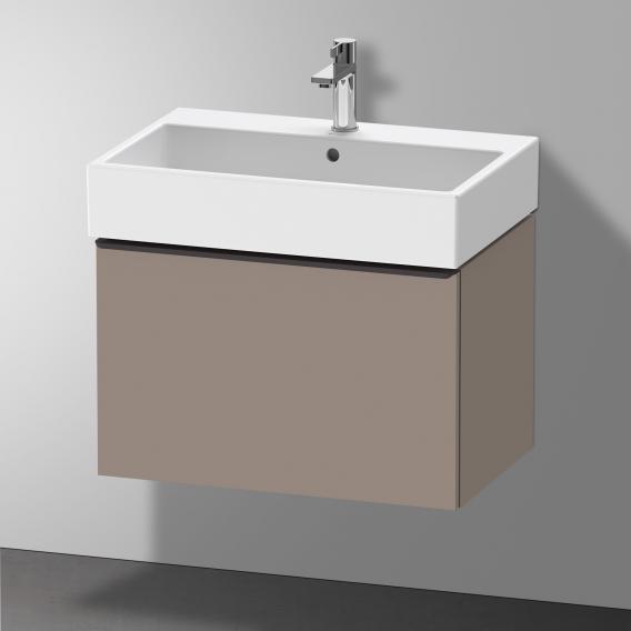 Duravit D-Neo vanity unit with 1 pull-out compartment matt basalt