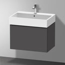 Duravit D-Neo vanity unit with 1 pull-out compartment matt graphite