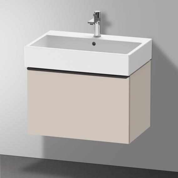 Duravit D-Neo 梳妝台搭配 1 個拉出式隔層 霧面灰褐色