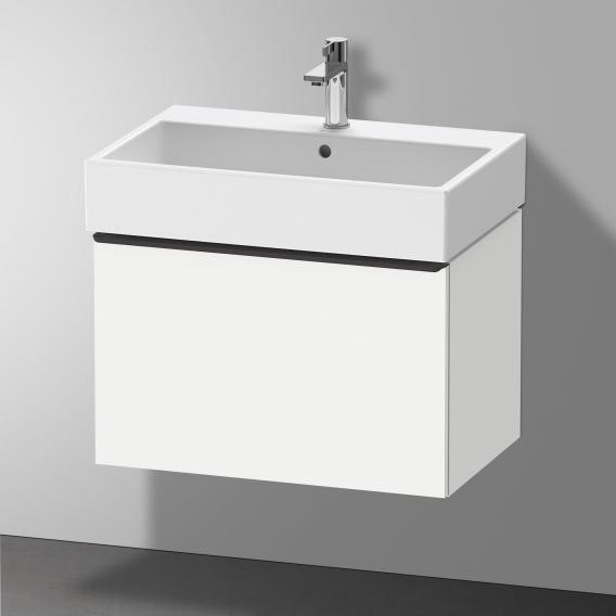 Duravit D-Neo 梳妝台搭配 1 個拉出式隔層 霧面白色