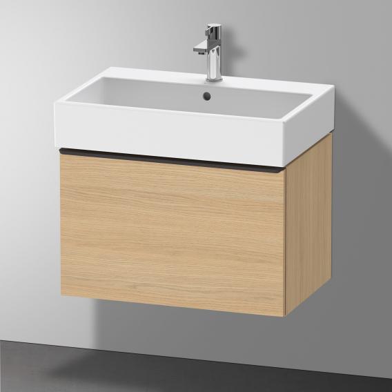 Duravit D-Neo 梳妝台搭配 1 個拉出式隔層天然橡木