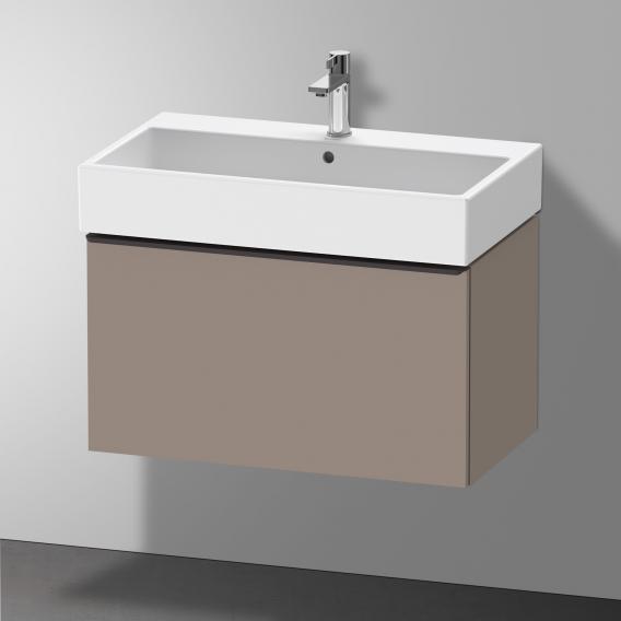 Duravit D-Neo 梳妝台，附 1 個拉出式隔層 霧面玄武岩