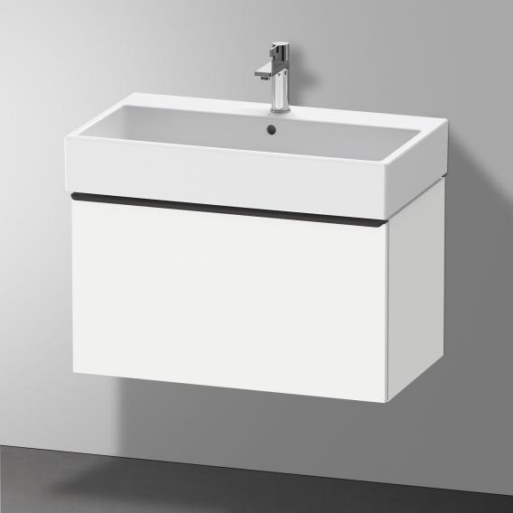 Duravit D-Neo 梳妝台搭配 1 個拉出式隔層 霧面白色