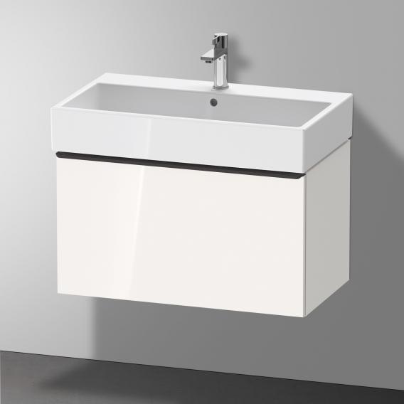 Duravit D-Neo 梳妝台，附 1 個拉出式隔層，白色高光