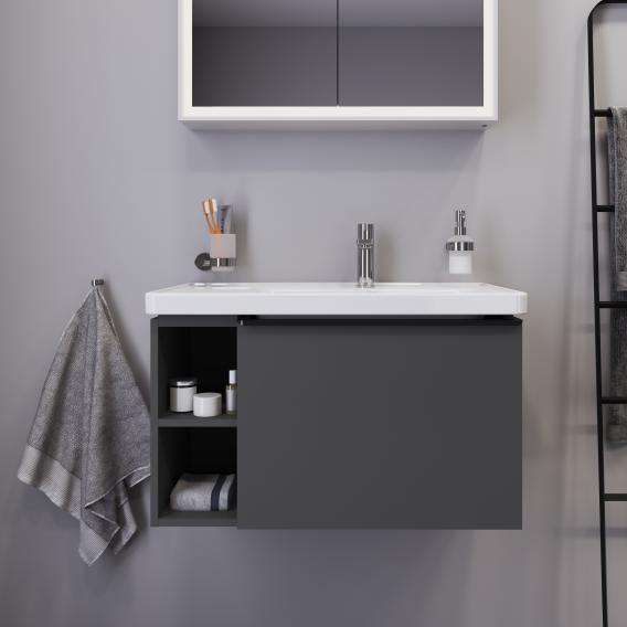 Duravit D-Neo vanity unit with 1 pull-out compartment and 1 shelf element