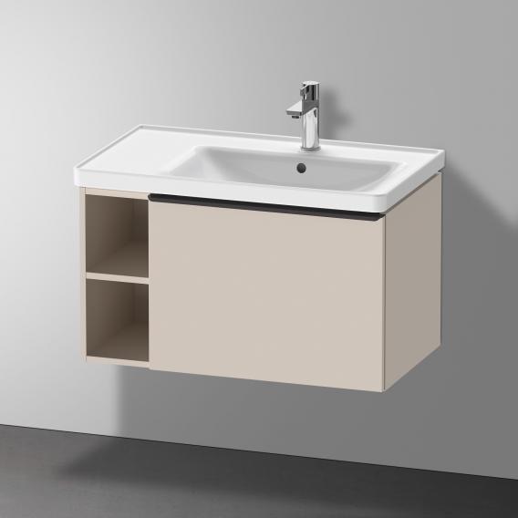 Duravit D-Neo vanity unit with 1 pull-out compartment and 1 shelf element