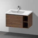 Duravit D-Neo vanity unit with 1 pull-out compartment and 1 shelf element