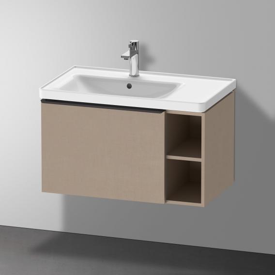 Duravit D-Neo vanity unit with 1 pull-out compartment and 1 shelf element