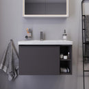 Duravit D-Neo vanity unit with 1 pull-out compartment and 1 shelf element