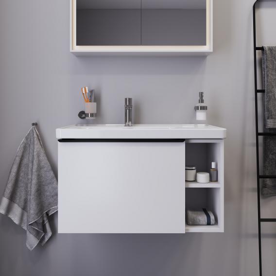 Duravit D-Neo vanity unit with 1 pull-out compartment and 1 shelf element