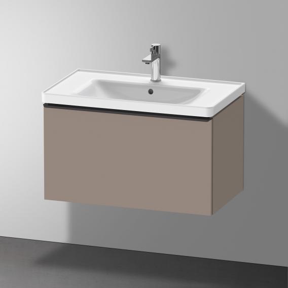 Duravit D-Neo vanity unit with 1 pull-out compartment matt basalt