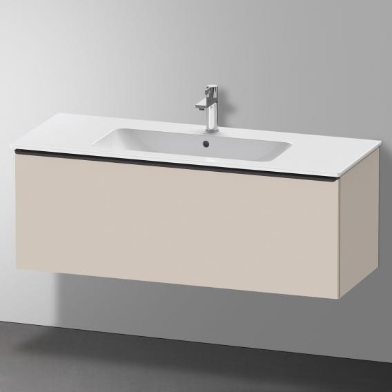 Duravit D-Neo vanity unit with 1 pull-out compartment matt taupe