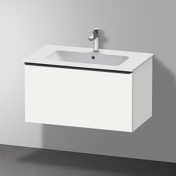 Duravit D-Neo 梳妝台搭配 1 個拉出式隔層 霧面白色