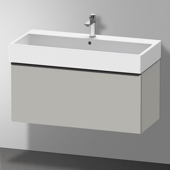 Duravit D-Neo 梳妝台搭配 1 個拉出式隔間 霧面混凝土灰色