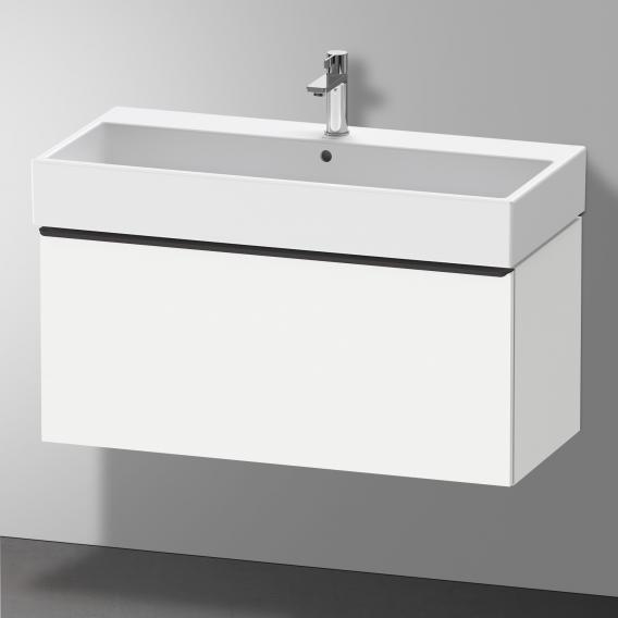 Duravit D-Neo 梳妝台搭配 1 個拉出式隔層 霧面白色