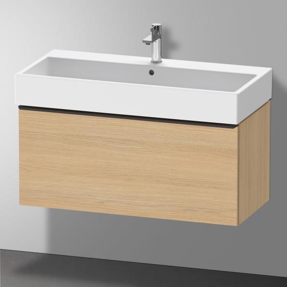 Duravit D-Neo 梳妝台搭配 1 個拉出式隔層天然橡木