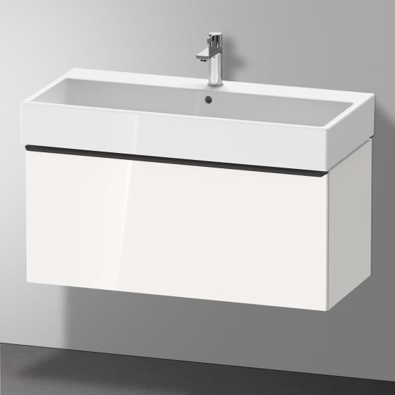 Duravit D-Neo 梳妝台，附 1 個拉出式隔層，白色高光