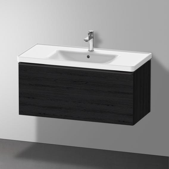 Duravit D-Neo vanity unit with 1 pull-out compartment black oak