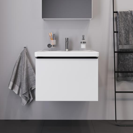 Duravit D-Neo vanity unit with 1 pull-out compartment matt white