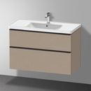Duravit D-Neo vanity unit with 2 pull-out compartments linen