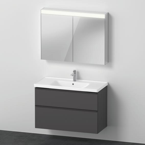 Duravit D-Neo 洗臉盆、梳妝台和鏡子