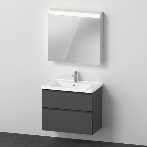 Duravit D-Neo 洗臉盆、梳妝台和鏡子