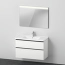 Duravit D-Neo 洗臉盆、梳妝台和鏡子