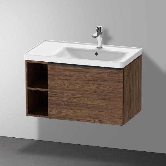 Duravit D-Neo washbasin with vanity unit with 1 pull-out compartment and 1 shelf element