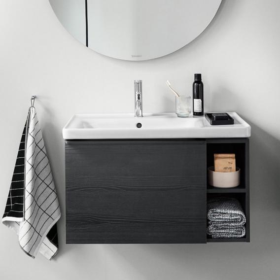 Duravit D-Neo washbasin with vanity unit with 1 pull-out compartment and 1 shelf element