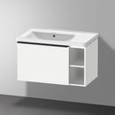 Duravit D-Neo washbasin with vanity unit with 1 pull-out compartment and 1 shelf element