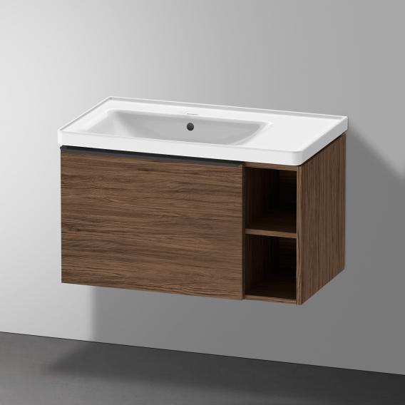 Duravit D-Neo washbasin with vanity unit with 1 pull-out compartment and 1 shelf element