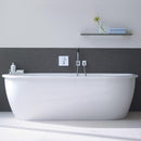 Duravit Darling New back-to-wall whirlbath with panelling