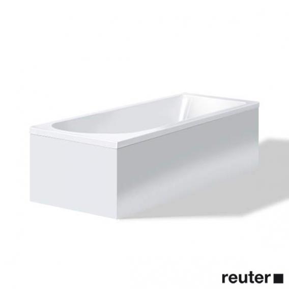 Duravit Darling 用於浴缸/按摩浴缸的新型鑲板，背靠牆版本白色