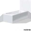 Duravit Darling 用於浴缸/漩渦浴缸的新型鑲板，適用於角落白色