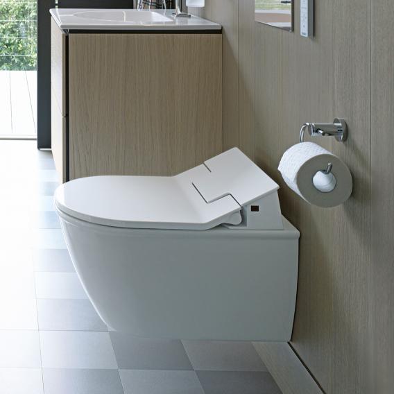 Duravit Darling New wall-mounted washdown toilet for SensoWash®, extended version