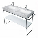 Duravit DuraSquare floorstanding metal console for washbasins