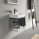 Duravit DuraSquare wall-mounted metal console for hand washbasin 45 cm
