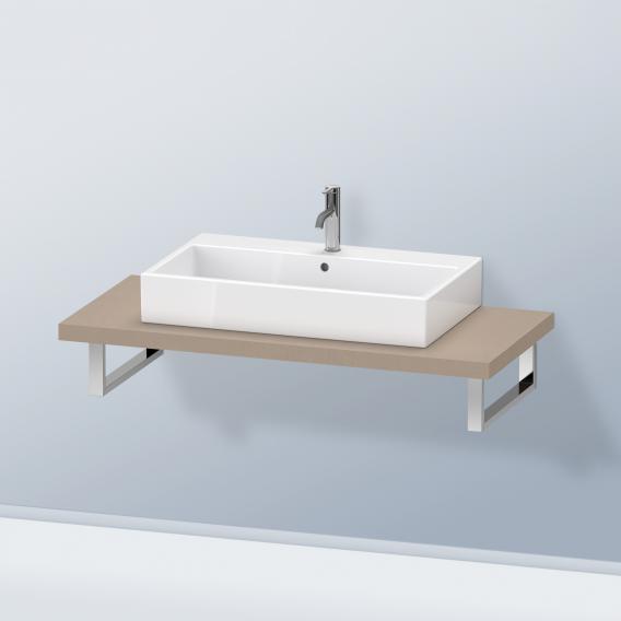 Duravit DuraStyle 檯面，適用於 1 個檯面盆/嵌入式盆