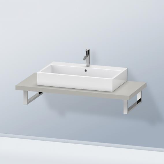 Duravit DuraStyle 檯面，適用於 1 個檯面盆/嵌入式盆