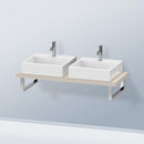 Duravit DuraStyle countertop for 2 countertop basins / drop-in basins Compact matt taupe