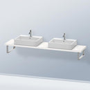 Duravit DuraStyle countertop for 2 countertop basins / drop-in basins Compact white high gloss