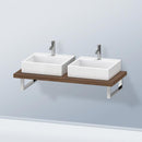 Duravit DuraStyle countertop for 2 countertop basins / drop-in basins dark walnut