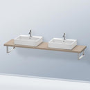 Duravit DuraStyle 檯面，適用於 2 個檯面盆/嵌入式盆 亞麻
