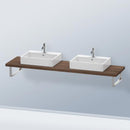 Duravit DuraStyle countertop for 2 countertop basins / drop-in basins dark walnut