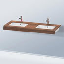 Duravit DuraStyle countertop for 2 countertop washbasins / drop-in washbasins